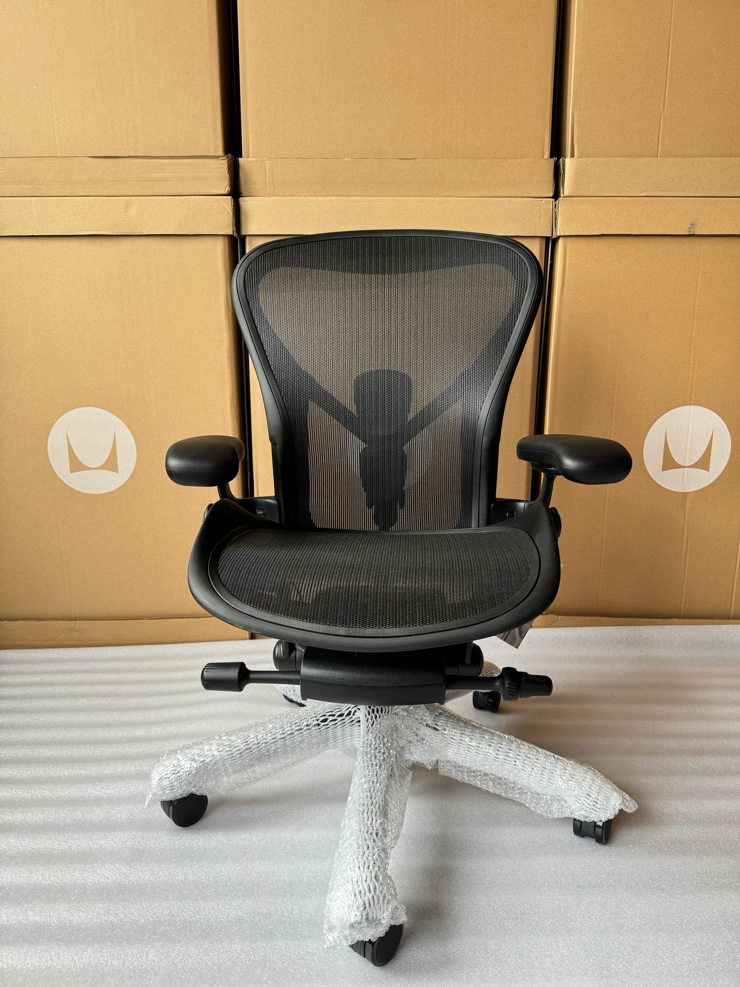 Herman Miller Aeron Chair - Onyx (12 Year Warranty)